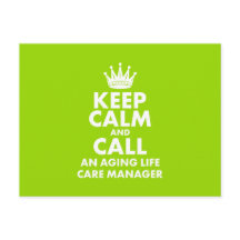 "Kalm houden" Briefkaart