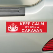 Kalm houden bumpersticker (Op auto)