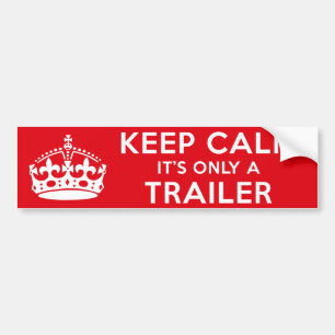 Kalm houden bumpersticker