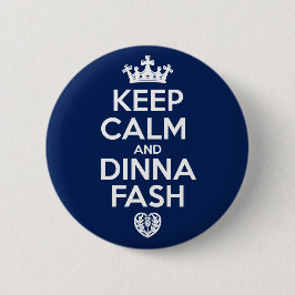 Kalm houden - Dinna Fash Heart Ronde Button 5,7 Cm