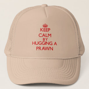 Kalm houden door een garnaal te knuffelen trucker pet