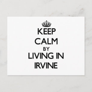 Kalm houden door te leven in Irvine Briefkaart