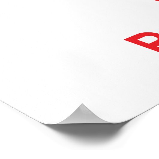 Kalm houden en aardappelen eten poster (Hoek)