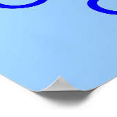 Kalm houden en afdrukken poster (Hoek)