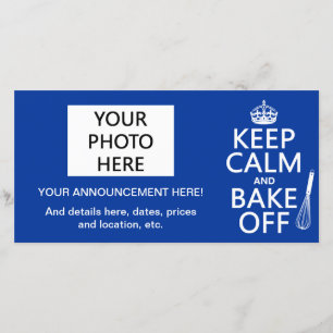 Kalm houden en afsluiten aankondiging