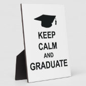 Kalm houden en Afstuderen Fotoplaat (Zijkant)