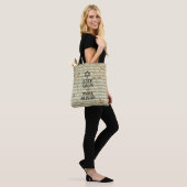 Kalm houden en Aliyah maken - Matzah Tote Bag (Op model)