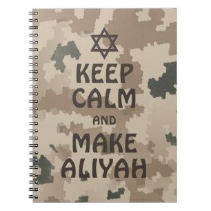 Kalm houden en Aliyah maken Notitieboek