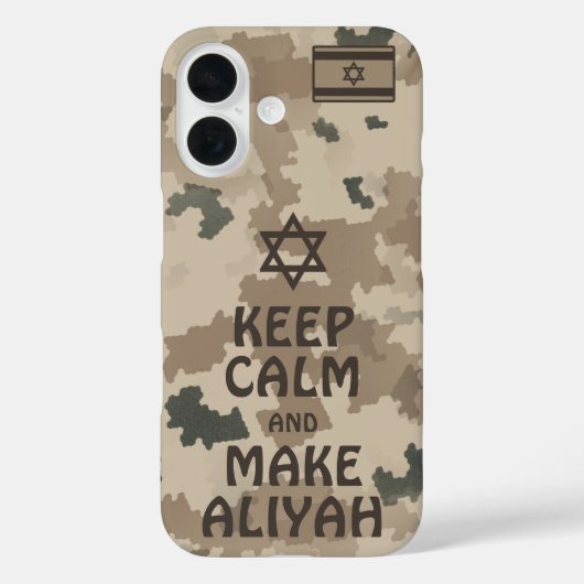 Kalm houden en Aliyah maken - woestijn Case-Mate iPhone Case (Achterkant)