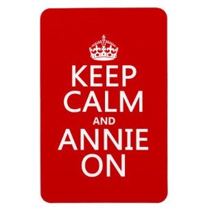 Kalm houden en Annie aan Magneet