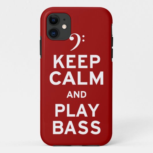 Kalm houden en Bass afspelen Case-Mate iPhone Case (Achterkant)