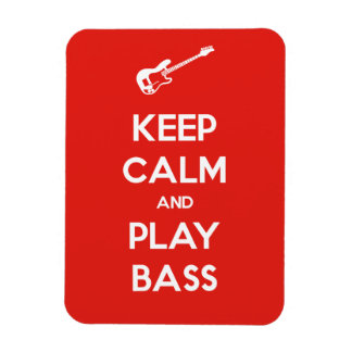 Kalm houden en Bass afspelen Magneet