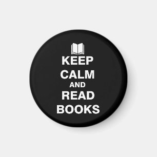 Kalm houden en Boeken lezen Magneet