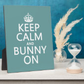 Kalm houden en Bunny aan Fotoplaat (Zijkant)