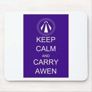 Kalm houden en Carry Awen Muismat