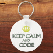 Kalm houden en Code Sleutelhanger (Voorkant)
