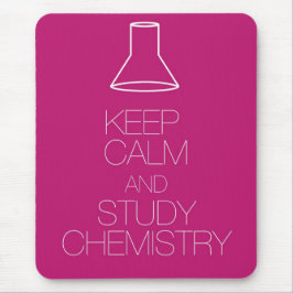 Kalm houden en de chemie van de studie houden muismat