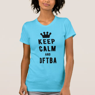 Kalm houden en DFTBA | Verse draden T-shirt