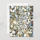 kalm houden en doorgaan briefkaart (Voorkant / Achterkant)