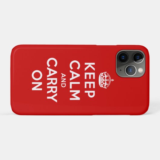 Kalm houden en doorgaan Case-Mate iPhone case (Achterkant (horizontaal))