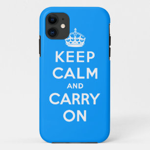 Kalm houden en doorgaan iPhone 11 hoesje