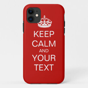 Kalm houden en doorgaan iPhone 11 hoesje