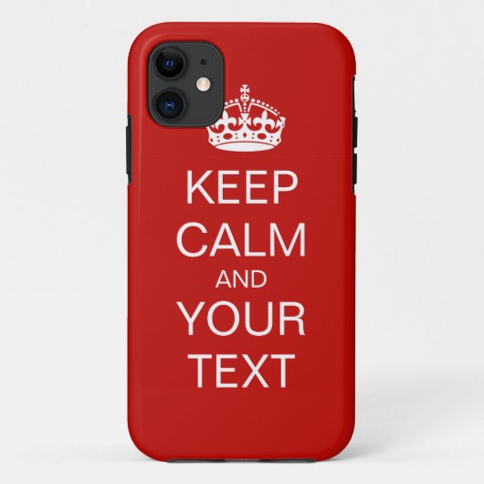Kalm houden en doorgaan Case-Mate iPhone case (Achterkant)