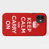 Kalm houden en doorgaan Case-Mate iPhone case (Achterkant (horizontaal))