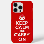 Kalm houden en doorgaan Case-Mate iPhone case (Achterkant)