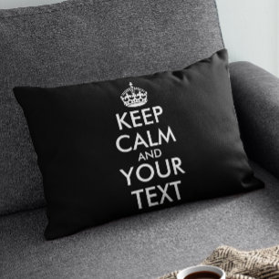Kalm houden en doorgaan - Creëer uw eigen Accent Kussen