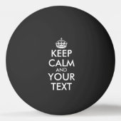 Kalm houden en doorgaan - Creëer uw eigen Pingpongballen (Voorkant)