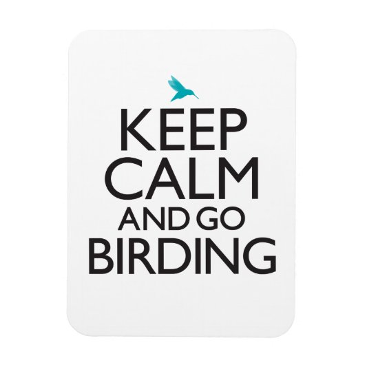 Kalm houden en doorgaan magneet (Verticaal)