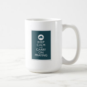 'Kalm houden en doorgaan met bidden' Koffiemok
