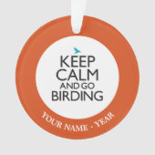 Kalm houden en doorgaan ornament (voorkant)