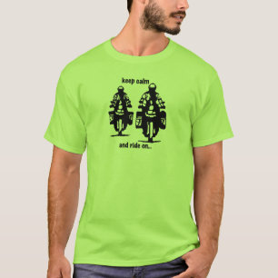 kalm houden en doorgaan t-shirt