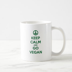Kalm houden en doorgaan VEGAN Koffiemok