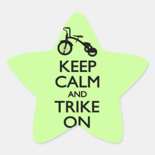 Kalm houden en doorzoeken ster sticker