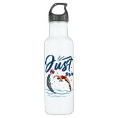 Kalm houden en draaibaar houden - Swimmer-ontwerp Waterfles (Voorkant)