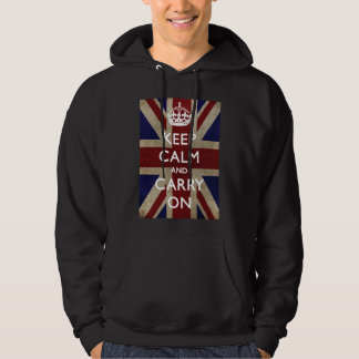 Kalm houden en dragen op een hoodie