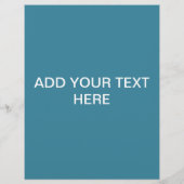 Kalm houden en duiken op aangepaste kleurflyers flyer (Achterkant)