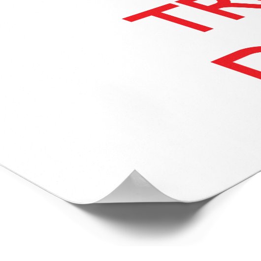 Kalm houden en een Dietitiaan vertrouwen Poster (Hoek)