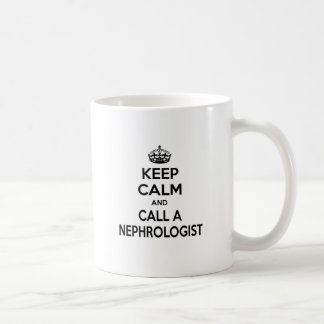 Kalm houden en een nefroloog bellen koffiemok
