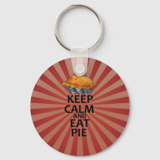 Kalm houden en eten sleutelhanger