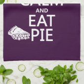 Kalm houden en eten theedoek (Gevouwen)