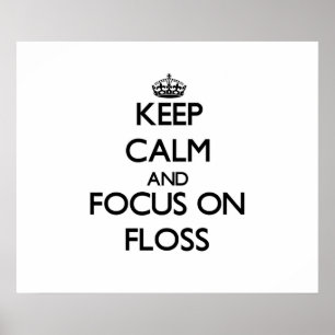 Kalm houden en focussen op verlies poster