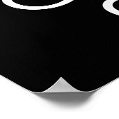 Kalm houden en gamen aan poster (Hoek)