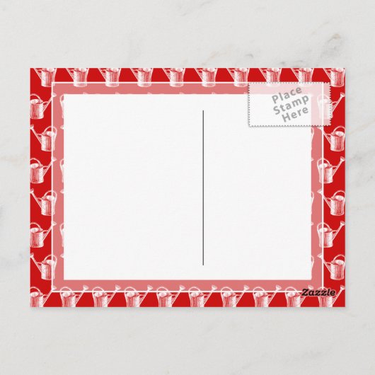 Kalm houden en Gardening Gardener's Funny houden Briefkaart (Achterkant)