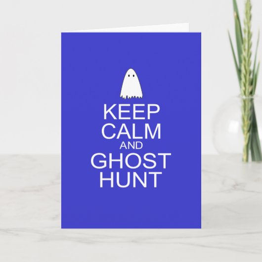 Kalm houden en Ghost Hunt (Parody) Kaart (Voorkant)
