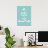 Kalm houden en glampen - RV-Poster Poster (Thuiskantoor)