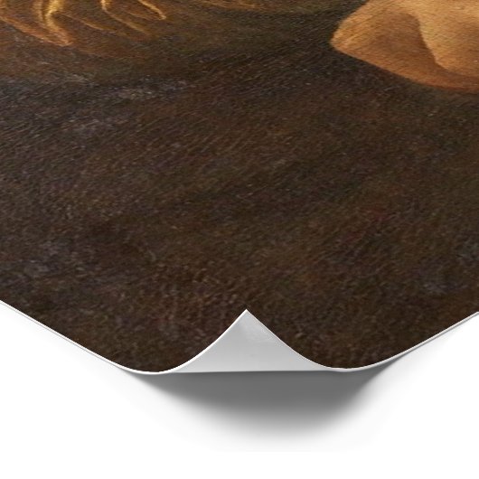 Kalm houden en glimlachen poster (Hoek)